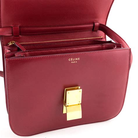 celine box calfskin|SMALL CLASSIC BAG IN BOX CALFSKIN .